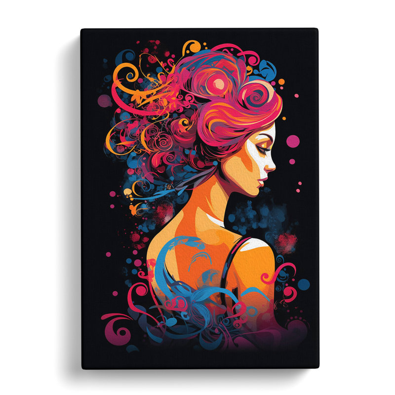 Cancer Zodiac Pop Art - Wrapped Canvas, 76cm H x 50cm W x 3cm D
