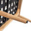 Ensemble de conversation d'extérieur 4 pièces en bois d'acacia avec dossier en corde et coussins Daisy-115145322