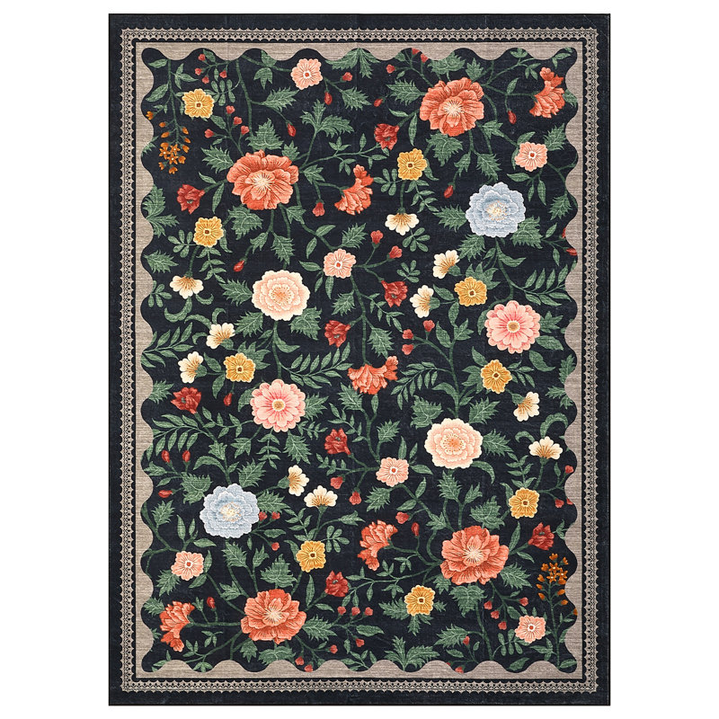 Area Rugs Carpet Rugs for Living Room Washable Area Rug Foldable Carpet Non-Slip Accent Carpet for Dining Room Home Office