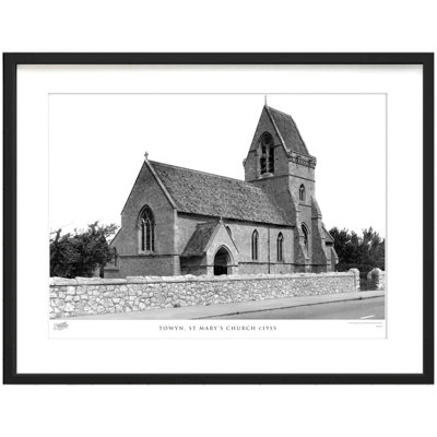 Towyn, St Mary's Church C1955 1 Piece Single Picture Frame Wall Art