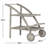 Lamariyah Solid Wood Bar Cart-1192358736