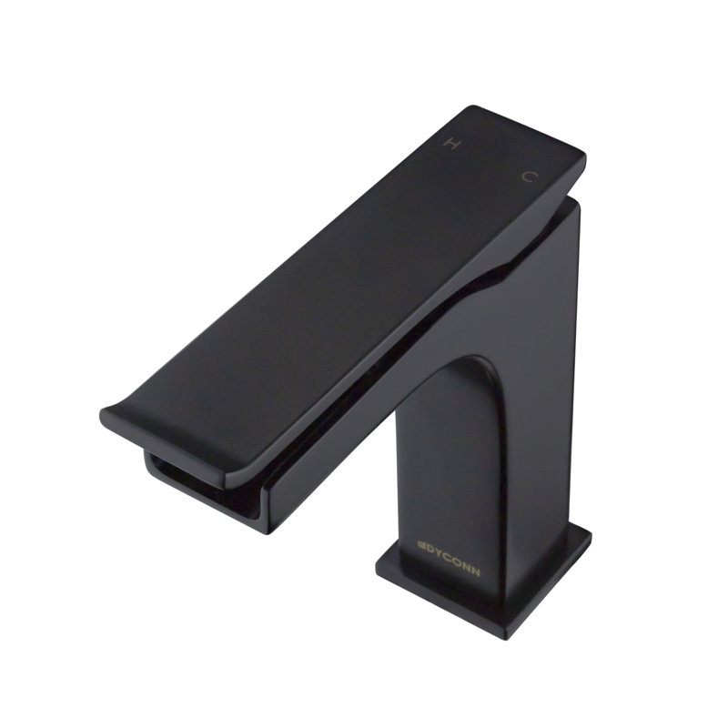 Single-Hole Single-handle Bathroom Faucet, Black