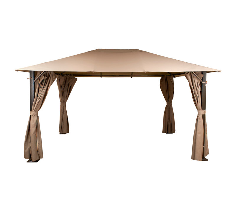 Fielding 118cm x  157cm Patio Gazebo, Mocha
