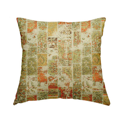 Trever Patchwork Square Cushion