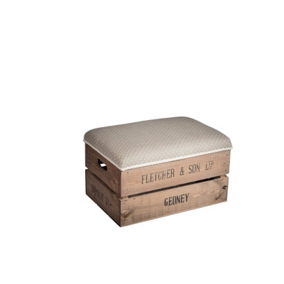 Shelborne Solid Wood Accent Stool