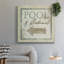 «Beach Sign X», reproduction sur toile tendue-898477564