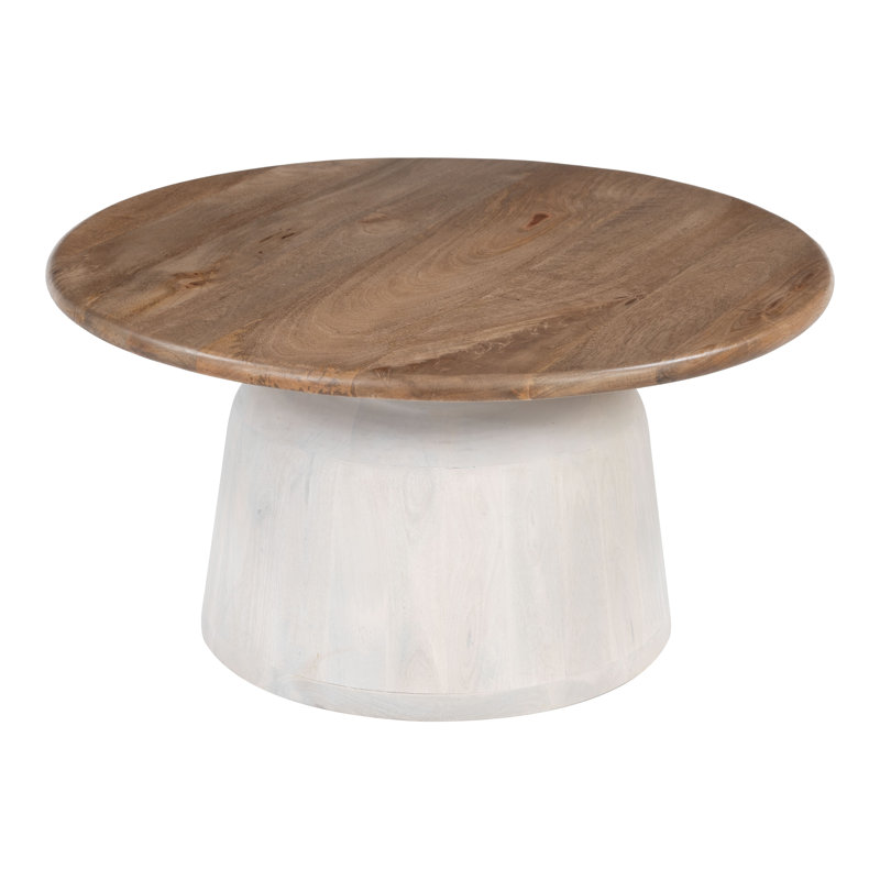 Table basse Goblet - brun et blanc