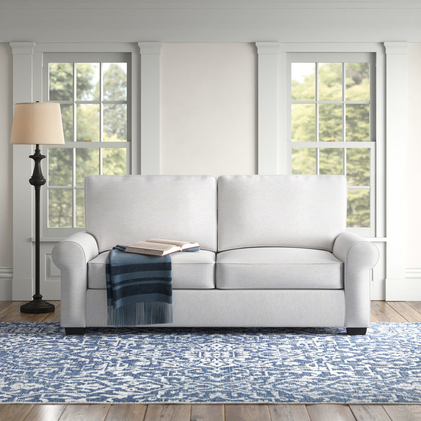 Porter Queen Sleeper Sofa, Nomad Snow Crypton® Chenille