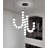 Globe Chandelier Led Dimmable Lighting Black Light-1303354968