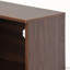 Desk Cabinet, with Storage Drawer & Shelves, Fold-up Desktop