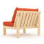 Chaise de patio avec coussins Sunbrella Sehrish-901313799