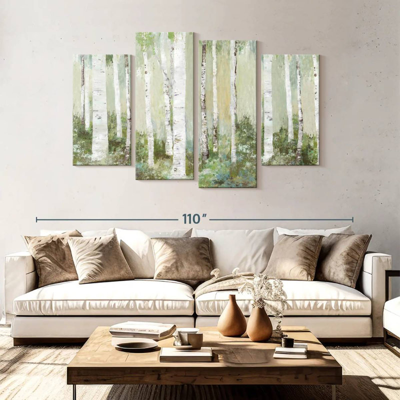 Harnek Tranquil Forest, 54" H x 84" W