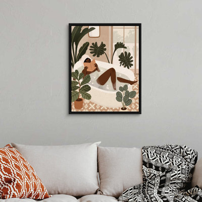 " Home Spa I " by Victoria Barnes Painting Print