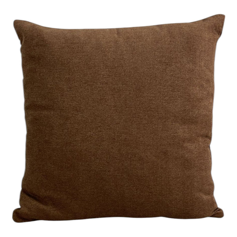 Ruthelle Brown Square Throw Pillow Cover