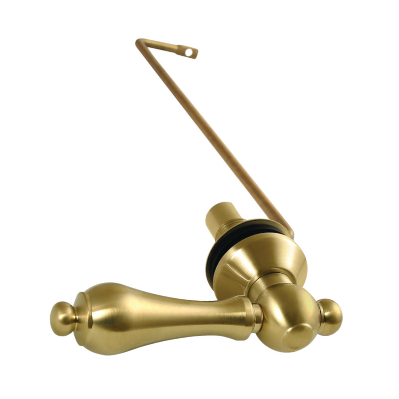 Kingston Brass Restoration Side Mount Toilet Tank Lever, Brushed Brass
