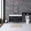 Meuble-lavabo mural simple 39,4 po avec comptoir en faux marbre-640439355