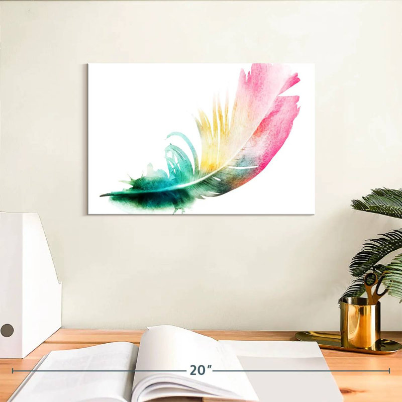 Plume prismatique Kerner, H 8 po x l 12 po