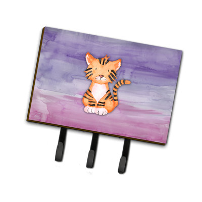 Porte-clé ou garde d’aquarelle tiger cub Tarah