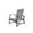 Belle Isle Sling Aluminum Frame Hidden Motion Chat/Lounge Chair With Marine Grade Polymer Arm Accent-98358306-98714553