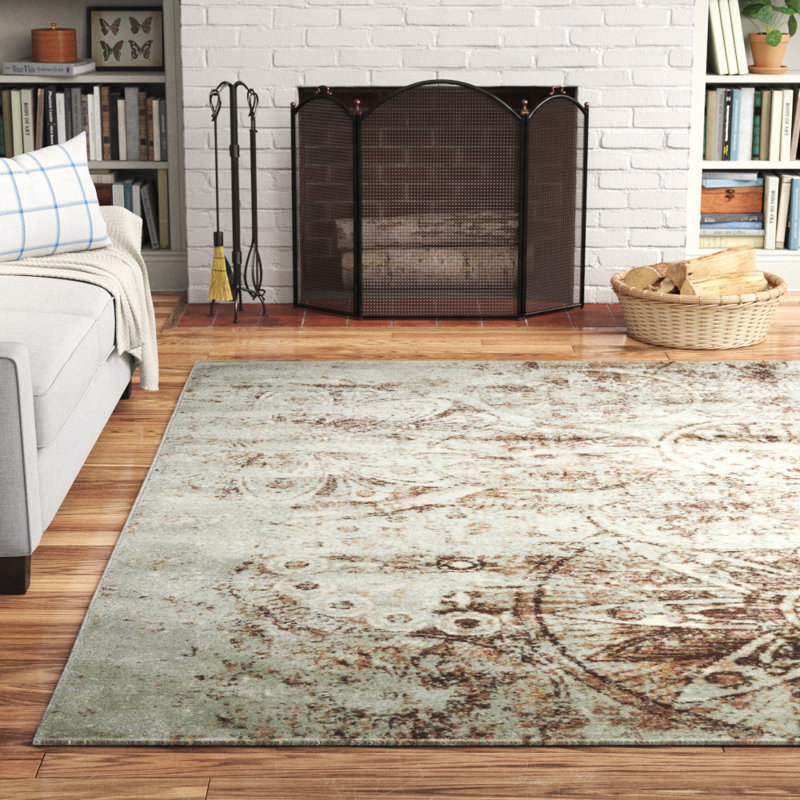 Laceyville Geometric Indoor Rug, Rectangle 6'7" x 9'6"
