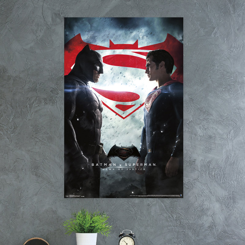« batman v superman-one sheet », impression sur papier