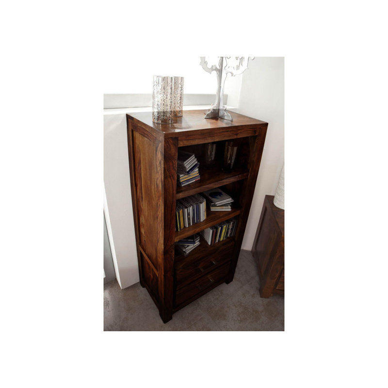 Metro Life 120 cm H x 60 cm W Solid Wood Standard Bookcase