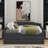 Twin Upholstered Daybed With Trundle And Drawers-1143257858