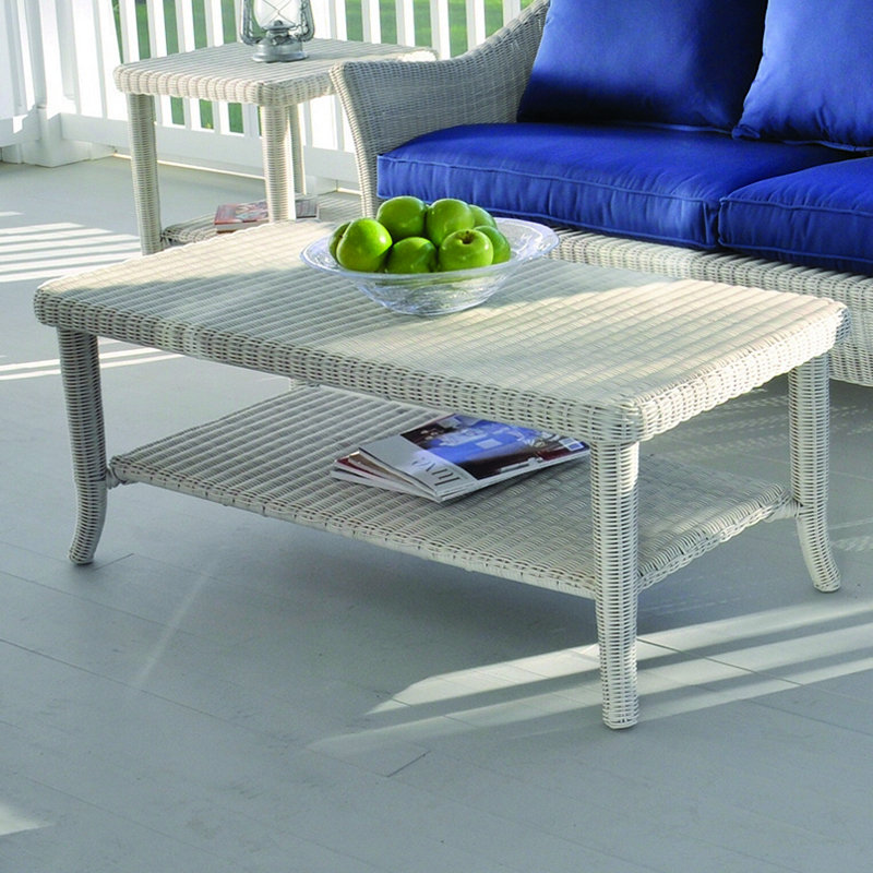 Cape Cod Outdoor Coffee Table, Textured Charcoal