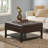 Rectangle Tufted Upholstered PU Ottoman