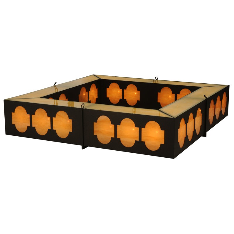 Rustic Lodge 24 - Light Semi Flush Mount