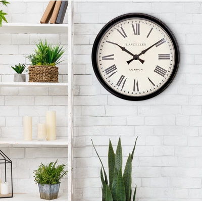 Large Metal Wall Clock - 58cm