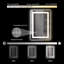 Miroir de salle de bain sans cadre Akilan-1248872401