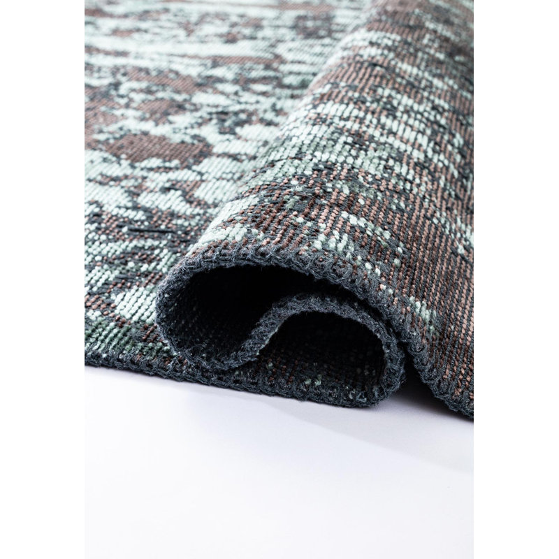 Rapture Damask Area Rug, Rectangle 9'10" x 14'