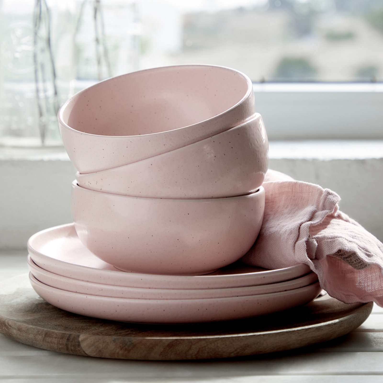 Casafina Pacifica Stoneware Cereal Bowl, Marshmallow
