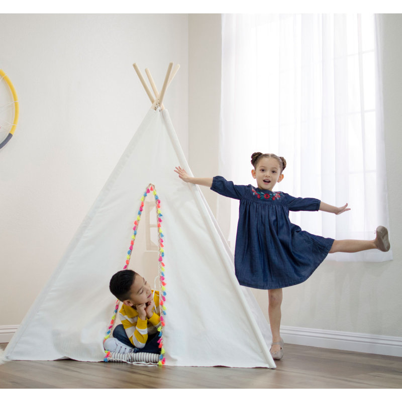 Asweets Wonder & Wise 43'' W x 43'' D Indoor Cotton Play Tent