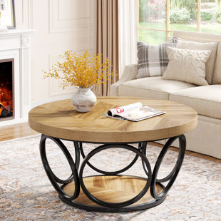 Frame Coffee Table with Storage