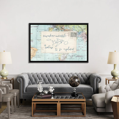 «Travel Posts IV», impression sur toile