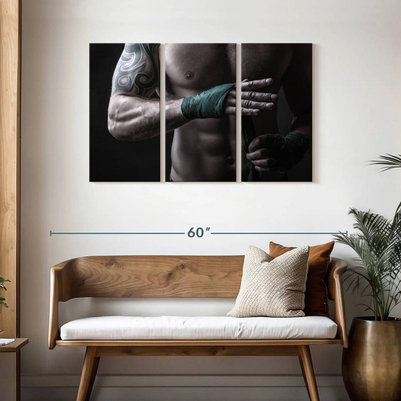 Sireci Boxing Preparation, 28" H x 45" W