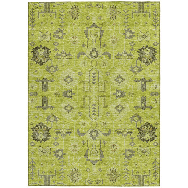Tapis d'intérieur et d'extérieur lavable 10 pi x 14 pi HomeRoots