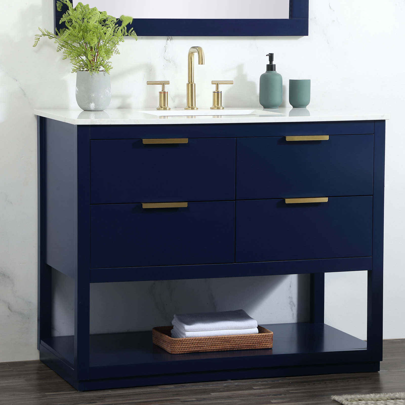 Felicity 42'' Single Bathroom Vanity, Blue