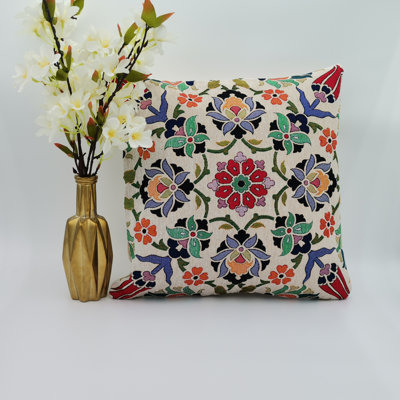 Airis Floral Square Cushion