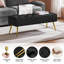 Banc avec repose-pieds Modern Velvet-1200224046