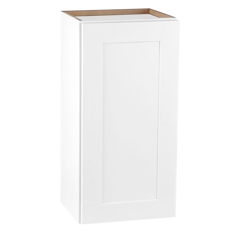 Armoire murale blanche en bois massif pour salle de lavage 1 porte 2 tablettes réglables l 12 po x P 12 po x H 30 po Facile à installer et imperméable