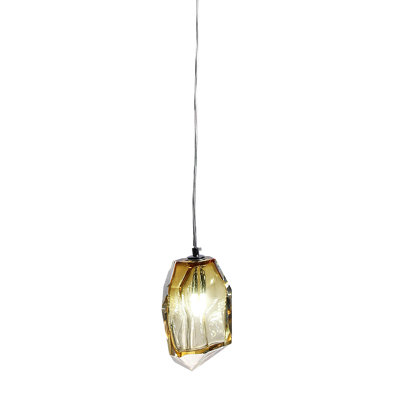 Mini-luminaire suspendu en verre Altair