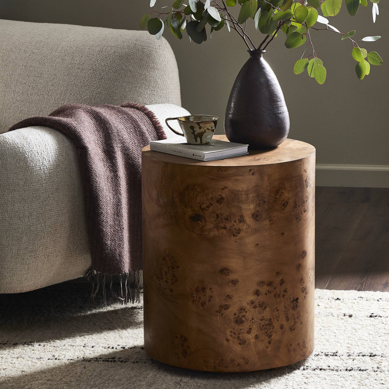 CAYA Solid Wood End Table