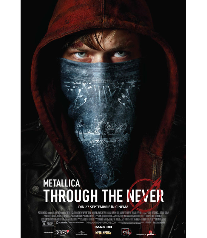 Metallica Through the Never, H 18 po x l 12 po