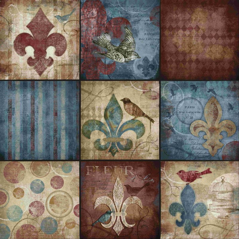 French Moderne 9-Patch, H 30 po x l 30 po