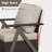 R-Shaped Rattan Armrest Swivel Rocker Chairs-1773075713