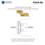 Encadrement de surface à fermeture automatique à surface variable - nickel satiné - charnières de porte d'armoire (ensemble de 10)-124947285-124954674