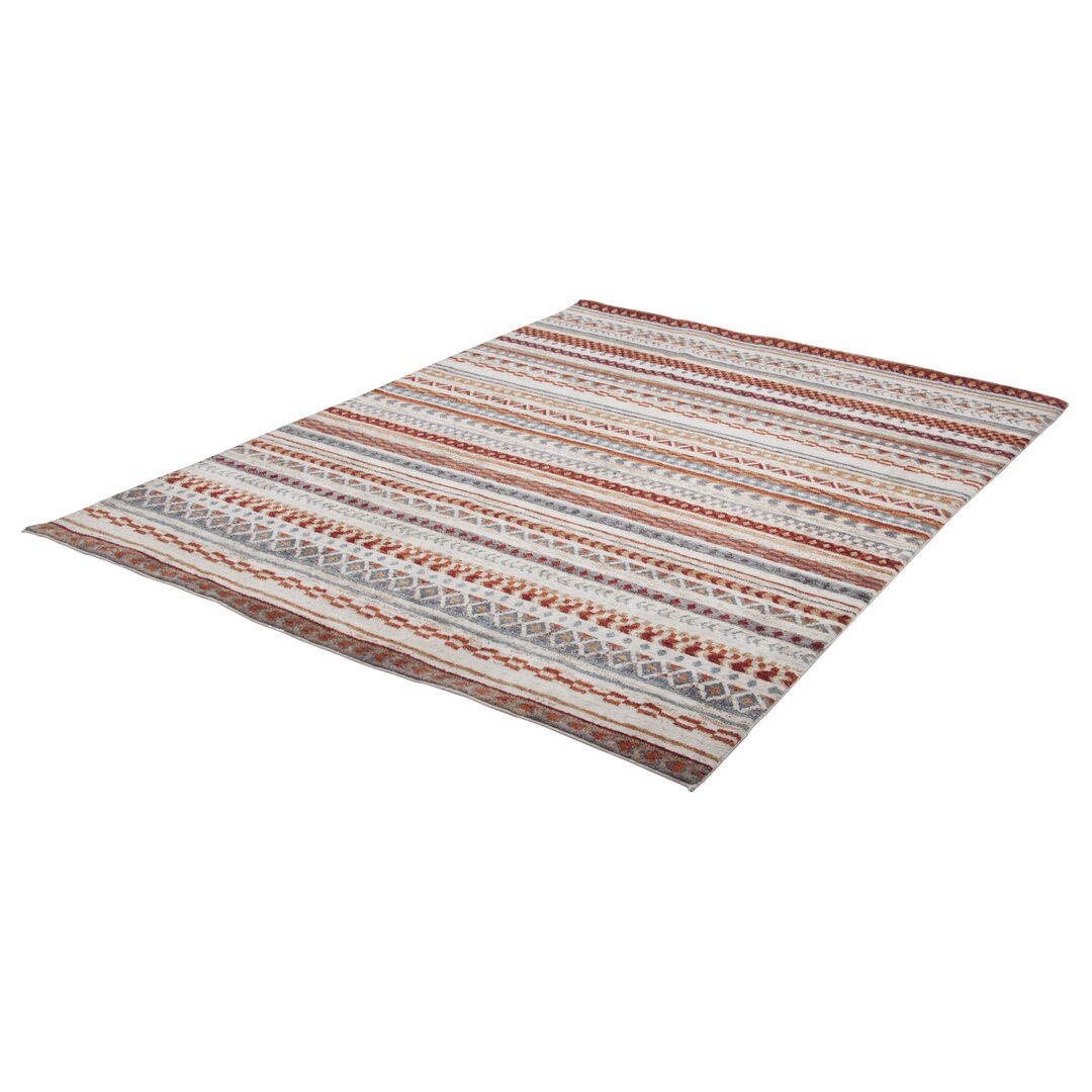 Teppich Etheline in Beige/Rot